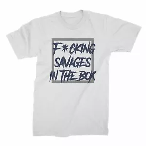 Savages in the Box Shirt Savage in the Box Tshirt New York Baseball Shirt - Picture 1 of 7
