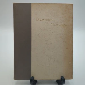 In Memoriam Memorial To Robert Browning First Edition 1890 Vtg Hardcover Antique - Picture 1 of 9