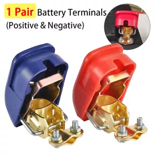 2PCS Car Battery Terminal Connector Clamp Adjust Disconnect Quick Release Tool - Picture 1 of 9