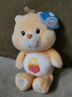 Care Bears Secret Bear 20th Anniversary 8" Heart Lock 2003 Carlton Cards