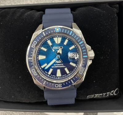 Seiko Automatic Prospex Samurai Scuba Special Edition relógio PADI SRPJ93 novo - Imagem 1 de 4