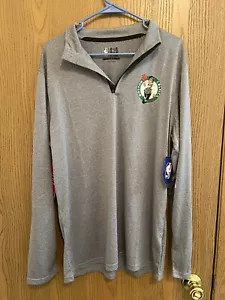 NBA Ultra Game Boston Celtics Men’s Quarter Zip Up Jacket Size Large New - Picture 1 of 10