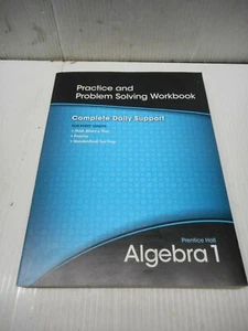 Prentice Hall Algebra 1 Practice And Problem Solving Workbook 9780133688771 - Picture 1 of 5