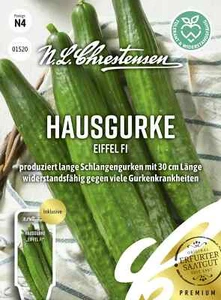 Salatgurke"  Eiffel "bitterfrei rein weiblich Gurken Samen Gurke 01520 - Bild 1 von 2
