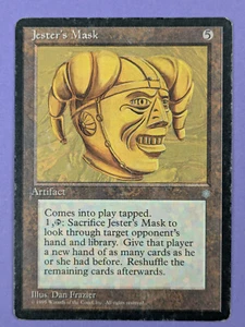 MTG Magic The Gathering: Ice Age (ICE): Jester's Mask Rare - HP - Picture 1 of 2