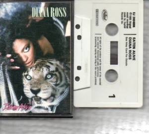 DIANA ROSS - Eaten Alive - Cassette Tape Album - Picture 1 of 2