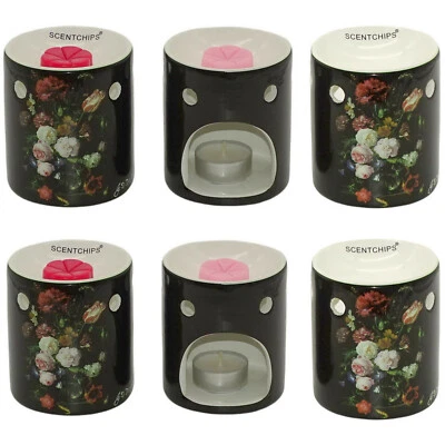 6 Stück Scentchips Duftlampen Keramik 100x85 mm für Duftwachs Wax Melts Raumduft - Bild 1 von 4