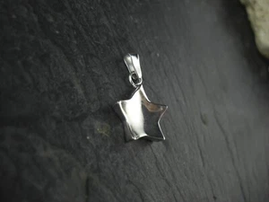 Anhänger Kette rhodiniert Stern 925er Sterling Silber - Bild 1 von 2