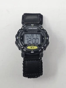 Armitron Pro Sport Watch Men Digital Black 41mm Round Free Shipping - Bild 1 von 4