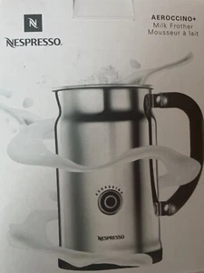Nespresso Aeroccino + Plus 3192 US Automatic Electric Milk Frother Stainless NEW - Foto 1 di 1