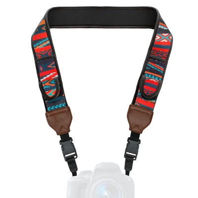 USA GEAR Camera Neck Strap with Accessory Storage Pockets
