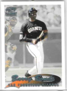 BARRY BONDS 1999 Paramount Platinum Blue "SF Giants Home Run King" (RARE) #208! - Picture 1 of 2