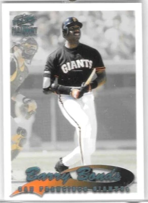 Barry Bonds 1999 Paramount Platinum Blue "SF Giants Home Run King" (RARO) #208! Foto 1 de 2