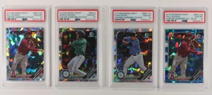 Lot Of 4 PSA 10 2019 Bowman Chrome Draft Sapphire Edition White, Kelenic, Wilson - Picture 1 of 3