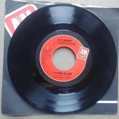 PETER ALLEN Fly Away/Simon 45 7" Record Vinyl Records POP - Image 1 of 2
