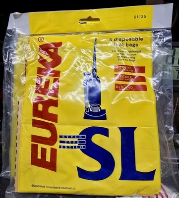4 - Genuine Eureka Paper Vacuum Bags Style SL 61125 (3 Bags) New Sealed In Bag - Image 1 of 2