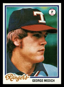 George Medich 1978 Topps #583 Texas Rangers EX-MINT - Picture 1 of 2