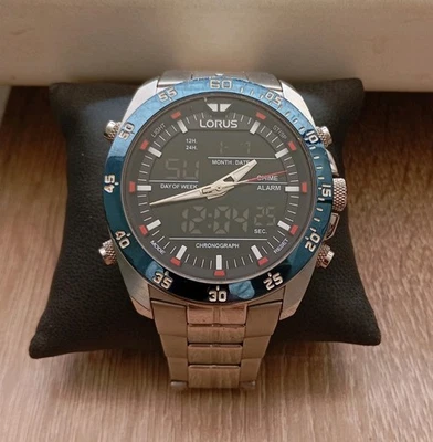Lorus RW623AX5 Analog-Digital Alarm Chronograph 48mm - Bild 1 von 4