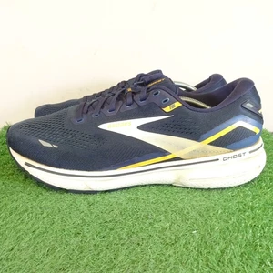 Brooks Schuhe Größe 11,5 Herren Navy Ghost 15 Niedrig Logo Atmungsaktiv Komfort Fitnessstudio - Bild 1 von 13