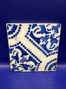 Azulejo Piastrella Portoghese Blu e Bianco 5,75” Rustico - Foto 1 di 7
