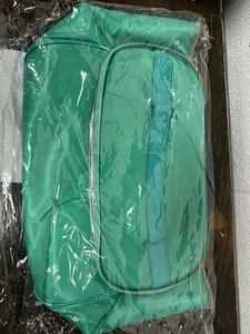 Tupperware Neoprene Tote Bag w/ Handles Logo Large Light Blue New ❤ - Picture 1 of 3