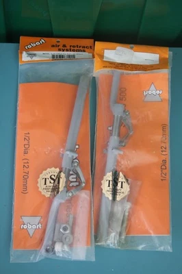 ROBART 671  PAIR RIGHT 671R + LEFT 671L 1/2" OFFSET STRUTS RC MODEL AIRPLANE NEW - Image 1 of 3
