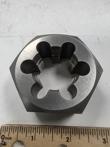 WIDELL M33 X 3.5 Thread High Speed Steel  Hex Die 2.375" hex, USA made, new - Picture 1 of 8