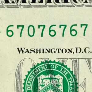 Casi Súper Repetidor 67..767 Dólar 6s 7s Elegante Número de Serie Envío Gratis - Imagen 1 de 6