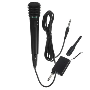 Wireless and Wired Microphone Karaoke System Handheld Cordless Jack - Picture 1 of 12