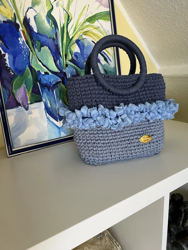 Handtasche  gehäkelt Handmade Damen - Bild 1 von 4