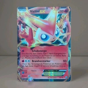 Victini EX Pokemon Karte Deutsch 18/135 Plasma Sturm - Bild 1 von 3