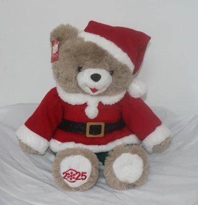 Oso de peluche Walmart 2025 Navidad copo de nieve oso de Santa nuevo con etiqueta oso tostado grande Foto 1 de 4