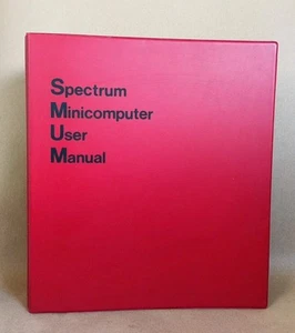Ancien classeur manuel d'utilisation Spectrum Mini-ordinateur. - Photo 1/7