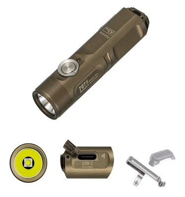 RovyVon Aurora A3 Pro G4 USB-C 7000K Keychain Flashlight, 650 High Lumen [C]