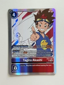 Tagiru Akashi - Digimon CCG - Convergenza Mondiale - BT21-088 SR - NM - Foto 1 di 3
