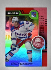 2022-23 Synergy Bounty Red Codes Rookies Tier 1 #76 Braden Schneider - Rangers