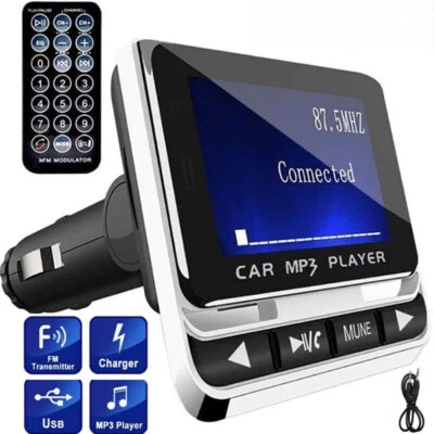 Bluetooth Wireless Handsfree FM Transmitter Car MP3 Music Player Radio Adapter - Image 1 of 4