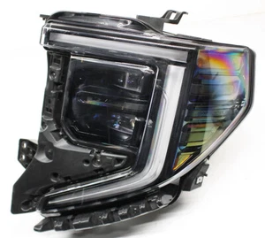 OEM Left Driver Side LED Headlamp For GMC Sierra 1500 Black bezel 85604121 - Picture 1 of 6