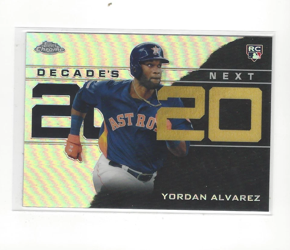 2020 Topps Chrome Update Decade's Next #DNC4 Yordan Alvarez RC Rookie Astros - Image 1 of 1
