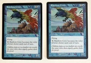 Cuervo Arco Iris (2) Invasión Casi Nuevo Magic The Gathering - Imagen 1 de 1