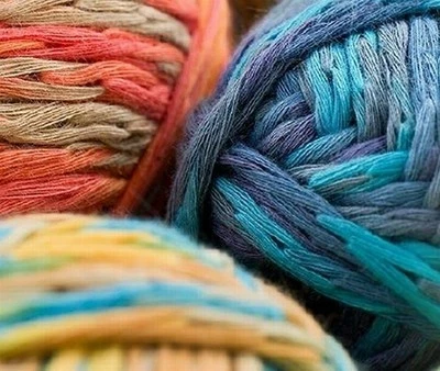 Schachenmayr ASHANA 100% Baumwolle Effektgarn Pullis Mützen Taschen - Bild 1 von 4