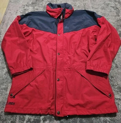 Chaqueta Lowe Alpine para Hombre Triple Punto Talla L Roja Con Capucha Oculta Foto 1 de 4