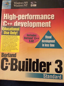 Borland C++Builder 3 Std retail sealed