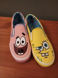 Damenschuhe Teens SpongeBob Geschenk Slipper Größe 7 - Bild 1 von 6