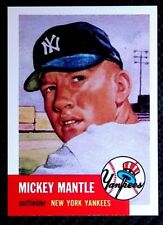 Mickey Mantle - 1991 Topps Archives #82 '53 Design - Yankees