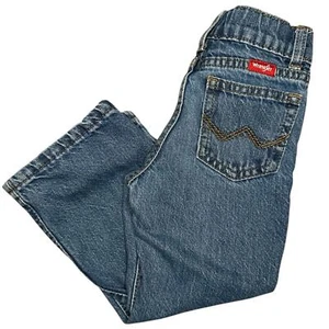 Wrangler Boys Denim Western Blue Jeans size 4T - Picture 1 of 6