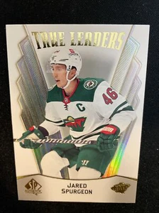 21-22 UD SP Authentic Hockey True Leaders TL-8 Jared Spurgeon - Picture 1 of 2