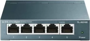 TP-Link TL-SG105, 5 Ports Gigabit Unmanaged Ethernet Switch, Netzwerk Hub - Bild 1 von 13