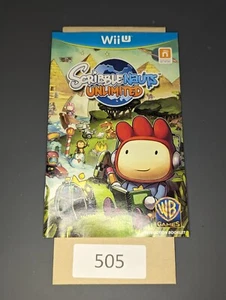 Scribblenauts Unlimited Wii U **SOLO MANUAL** - Imagen 1 de 1