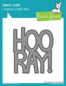Lawn Cuts Giant Hooray! Custom Craft Die LF2886 - Picture 1 of 3